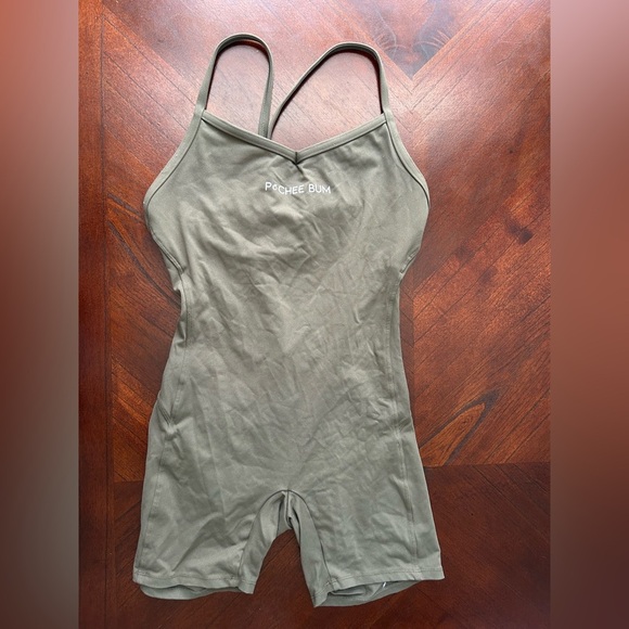 Olive Green Women's Intimate romper size M - Picture 4 of 5